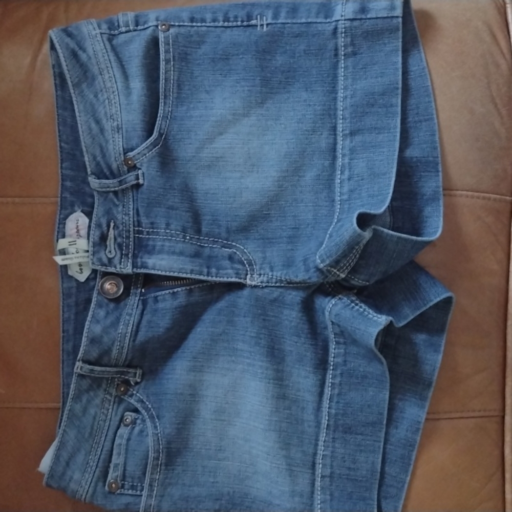 Size 11 short, Brand Boom Boom jeans, dark wash.